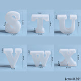 English Alphabet Epoxy Resin Mold DIY Silicone Mould