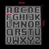 Epoxy Resin Molds Letter Silicone DIY Jewelry Making Findings Casting Molds