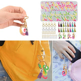 English Alphabet Keychain Mould Crystal Epoxy Silicone Mould Gift