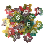 Alphabet Puzzle Silicone Mold for Coaster Key Ring Earring Resin