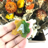 Alphabet Puzzle Silicone Mold for Coaster Key Ring Earring Resin