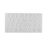 Alphabet Word Pendant Resin Mold Set DIY Craft Tool Kit