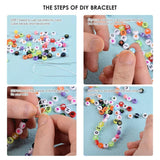 English Letter Acrylic Beads Square Flat Alphabet Charms for DIY Jewelry