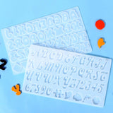 Funny Letter Silicone Casting Mold Alphabet Resin Craft Kit