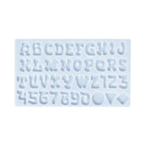 Funny Letter Silicone Casting Mold Alphabet Resin Craft Kit