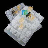Resin Mold Kit Large Letter Silicone Casting Mold Alphabet Resin Casting Mold