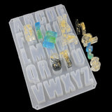 Resin Mold Kit Large Letter Silicone Casting Mold Alphabet Resin Casting Mold