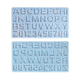 English Letter Resin Molds Silicone Alphabet Epoxy Casting Mold