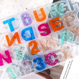 English Letter Resin Molds Silicone Epoxy Casting Mold