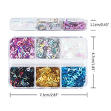 English Letters Glitter Sequins Resin UV Epoxy Mold Nail Decor