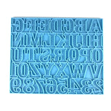 English Letters Silicone Mold Resin Keychain Mold Leopard Decoration Mold