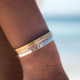 Personalized Coordinates 5mm Bracelet Stainless Steel