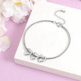 Personalized Heart Charms Bracelet with Family Names