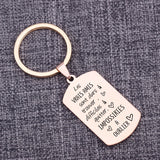 Vrais Amis French Keychain: Durs ? trouver, difficiles ? quitter