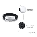Custom Name Silicone Bracelets with Football Logo