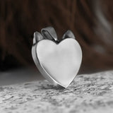 Stainless Steel Cat Head Pendant Necklace Vintage Animal Jewelry