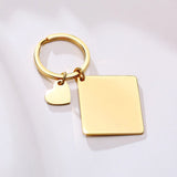Engraved Calendar Keychain, Date Keychains for Women Anniversary Keychain