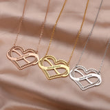 Personalized Silver Name Pendant Necklace Gift for Mom