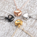 Engraved Heart Pets Paw Urn Necklace/Bracelet