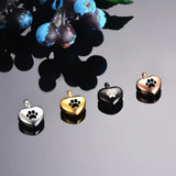 Engraved Heart Pets Paw Urn Necklace/Bracelet
