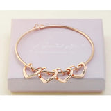 Engraved Heart Bracelets Personalized Stainless Steel Family Name Bracelet