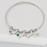 Personalized Stainless Steel Coordinate Bracelet Gift
