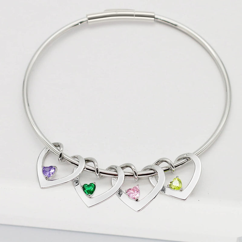 Personalized Stainless Steel Coordinate Bracelet Gift