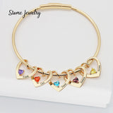 Personalized Stainless Steel Coordinate Bracelet Gift