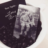 Personalized Laser Picture Wallet Insert for Father's Gift with Your Handwriting