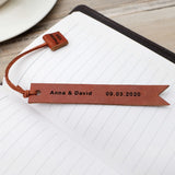 Engraved Leather Bookmark Book Mark Personalized Gift for Pastor