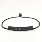Personalized Bar Bracelet - Engraved Name & Date Bangle