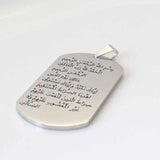 Muslim Allah Necklace Quranic DUAA Pendant
