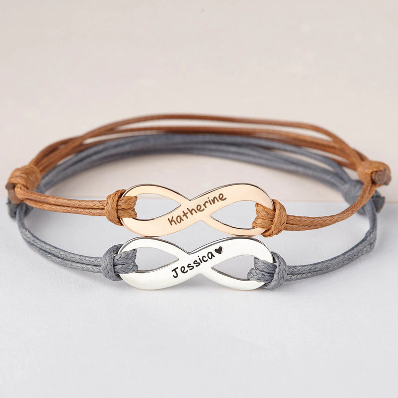 Personalized Kids Infinity Bracelet