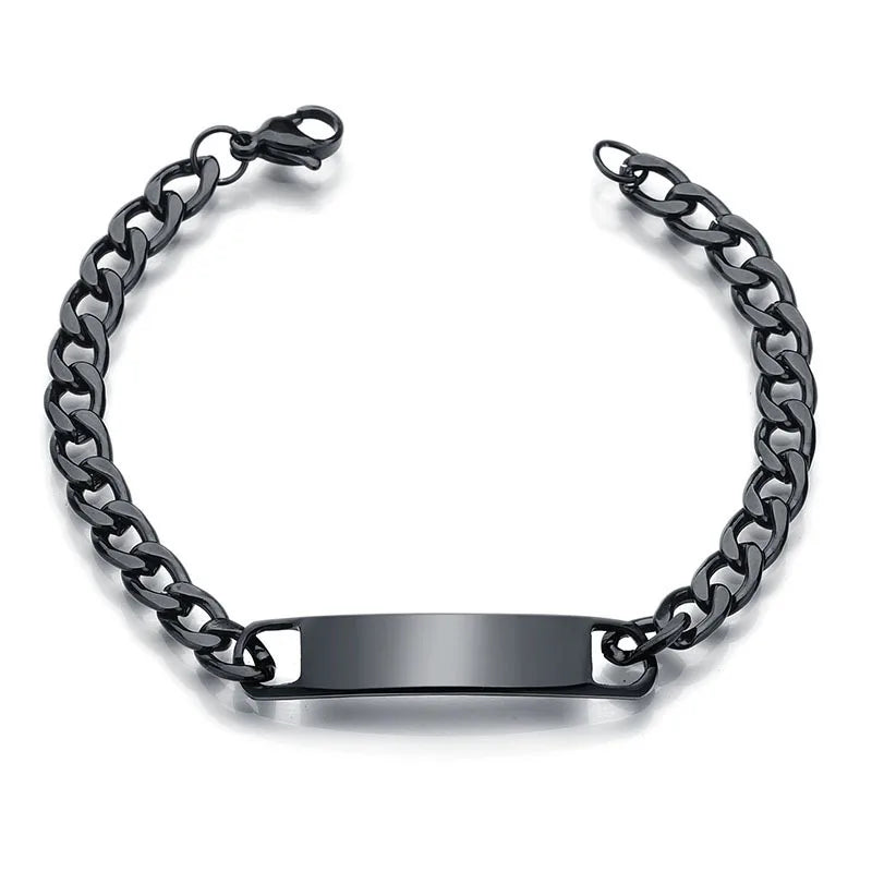 Engraved Name Stainless Steel Bangle