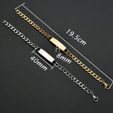 Engraved Name Stainless Steel Bangle