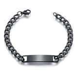 Engraved Name Stainless Steel Bangle