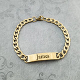 Engraved Name Stainless Steel Bangle