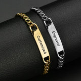 Engraved Name Stainless Steel Bangle