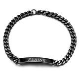 Engraved Name Stainless Steel Bangle