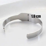 Engraved Islamic Allah Shahada Bracelet Stainless Steel