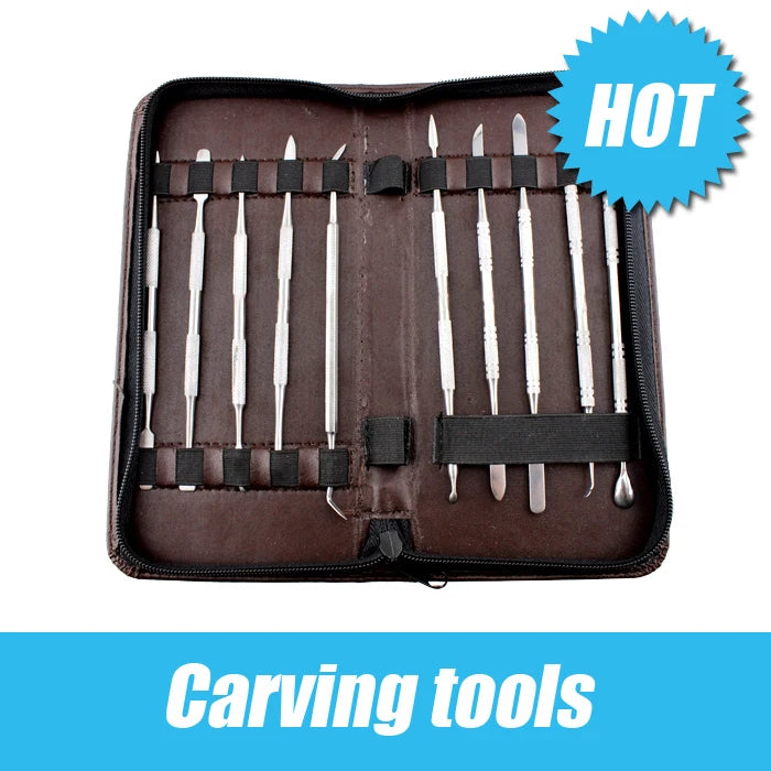 Engraving Set Stainless Steel Carving Knife Dental Carving Kit