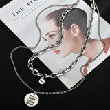 Engraving Machine Letter Name Lucky Number Date Pendants Necklace