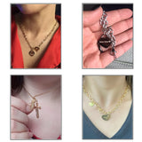 Engraving Machine Letter Name Lucky Number Date Pendants Necklace