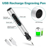 Electric Engraving Pen USB Rechargeable Engraver Tool Kit