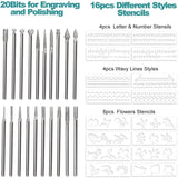 Electric Engraving Pen USB Rechargeable Engraver Tool Kit