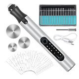 Electric Engraving Pen USB Rechargeable Engraver Tool Kit