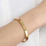 Personalized Couple Cuff Bracelets Stainless Steel Lover DIY Gift
