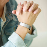 Engraved Stainless Steel Medical Alert ID Bracelet for Men Women