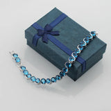 Natural Crystal Bracelet Health Silver Jewelry For Women