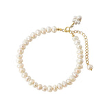 Vintage 925 Silver Pearl Cat Claw Bracelet